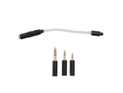 Adaptador De Auriculares Estéreo De 4,4 Mm Hembra A 2,5 Mm, 3,5 Mm Y 4,4 Mm Macho, Color Plata, Para Nw Zx300a Wm1a