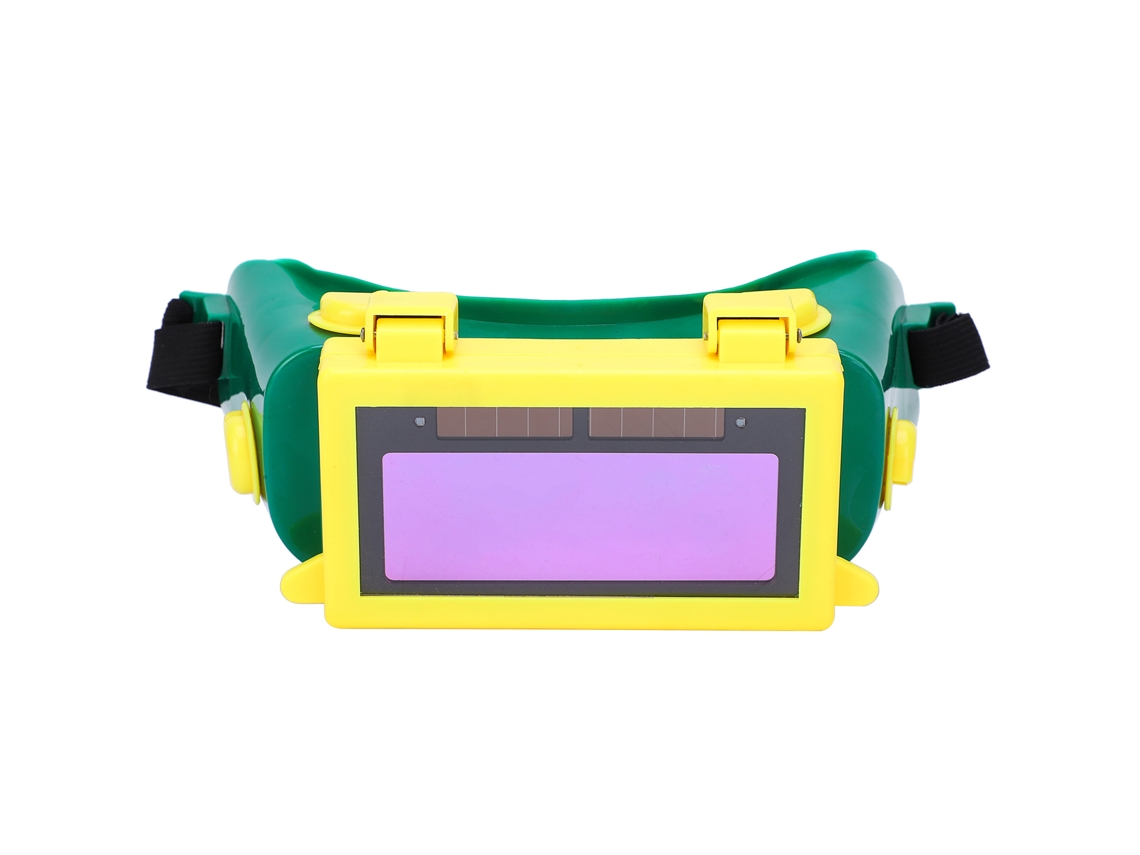 Capacete De Solda Com Escurecimento Automático Solar Óculos De Segurança Para Solda