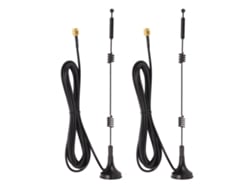 2pcs Antena Digital 12dbi 2.4ghz 5ghz Omnidirecional Pvc Para Ap Wlan Roteadores