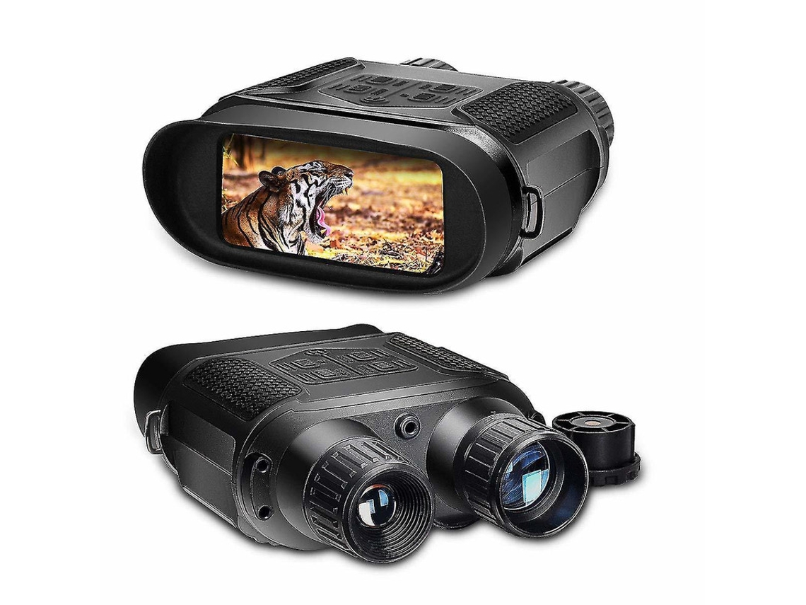 Binoculares digitales de visión nocturna 7x31 IR 2 TFT LCD HD 1300 pies/400 m 32 GB 5 MP Foto 640p Video Caza Negro Bestvite