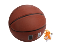 Bola De Basquete Tamanho 7 De Borracha Para Treinamento E Competição Vermelha Com Acessórios