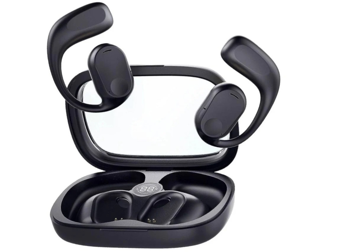 Auriculares Abertos Sem Carregamento Display Digital Yizhood Bluetooth Negro