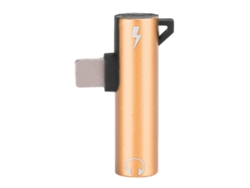Adaptador Cargador Divisor De Audio 2 En 1 3.5mm Aux Auriculares Para Iphone Y Otros Dispositivos