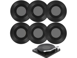 Posavasos De Discos De Vinilo | 6 Piezas. Ideales Para Amantes De La Música Retro. Resistentes Al Calor Y Antideslizantes.