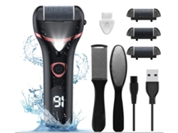Conjunto Manicure/pedicure Removedores De Calos Elétricos Máquina De Pedicure Profissional Kit De Cuidados Em Casa Preto