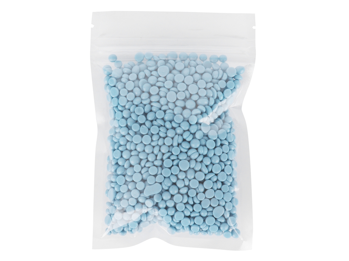Cera Depilatoria En Perlas Para Hombre Y Mujer 50g Azul Oceano Pelo Cara Brazo Espalda Pierna