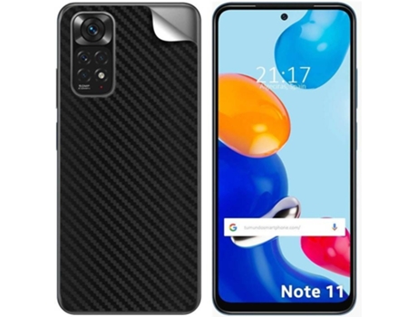 Carcasa Xiaomi Redmi Note 11 / 11s TUMUNDOSMARTPHONE Vinilo Textura Carbono Multicolor