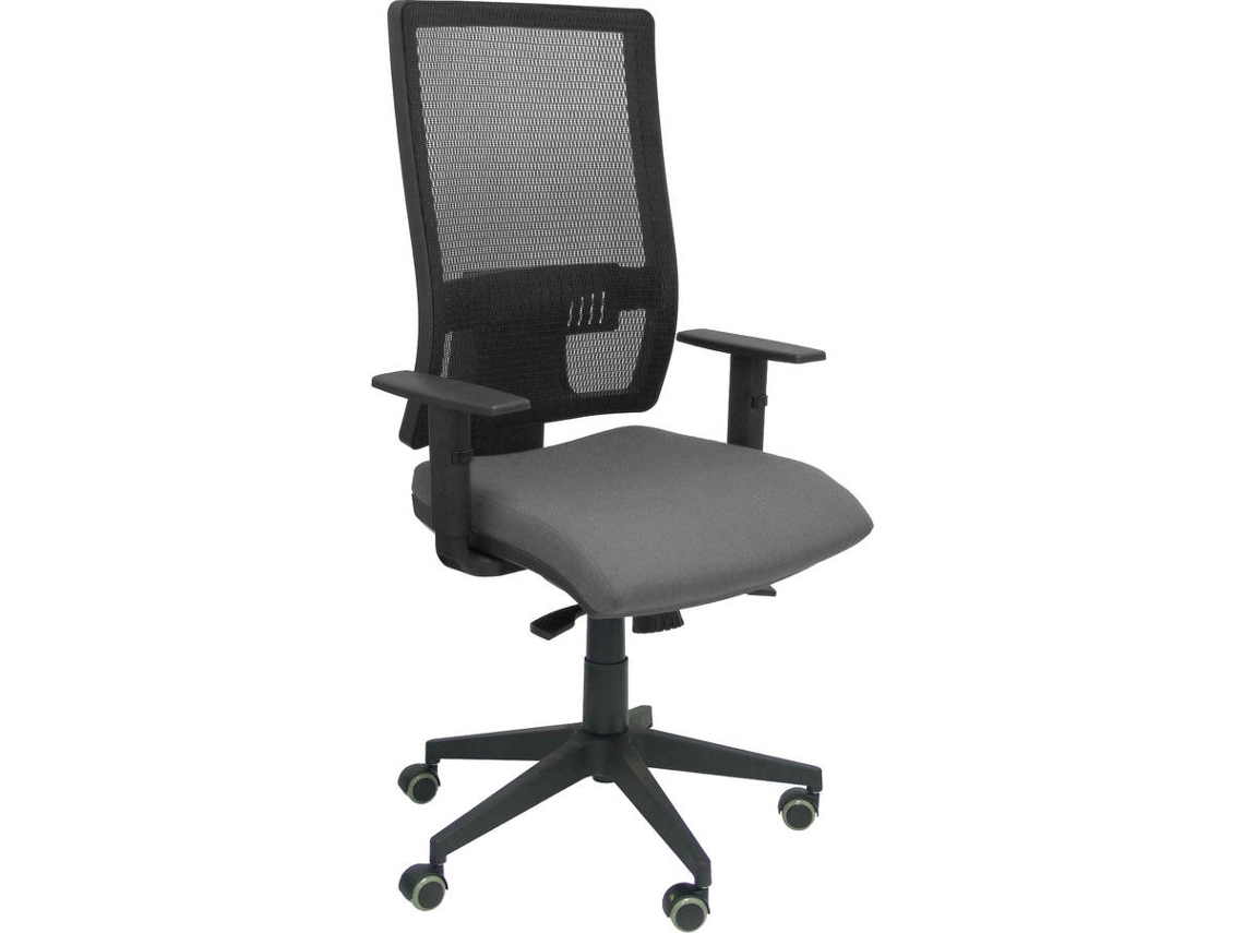 Silla Operativa PYC Horna  Gris (Brazos Ajustables - Malla)
