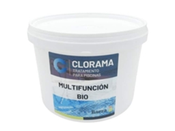 Clorama Bio Trichlor 200g Tratamiento Multifuncional Clarificante Antialgas para Piscinas - 25 Kg