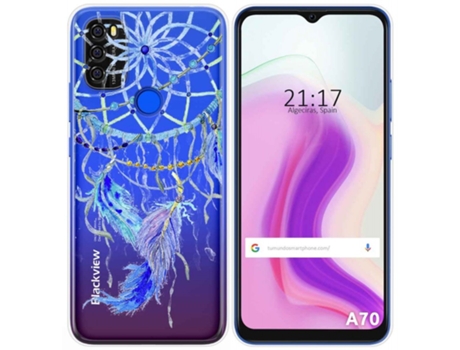 Carcasa Blackview A70 TUMUNDOSMARTPHONE Dibujos Transparente Multicolor