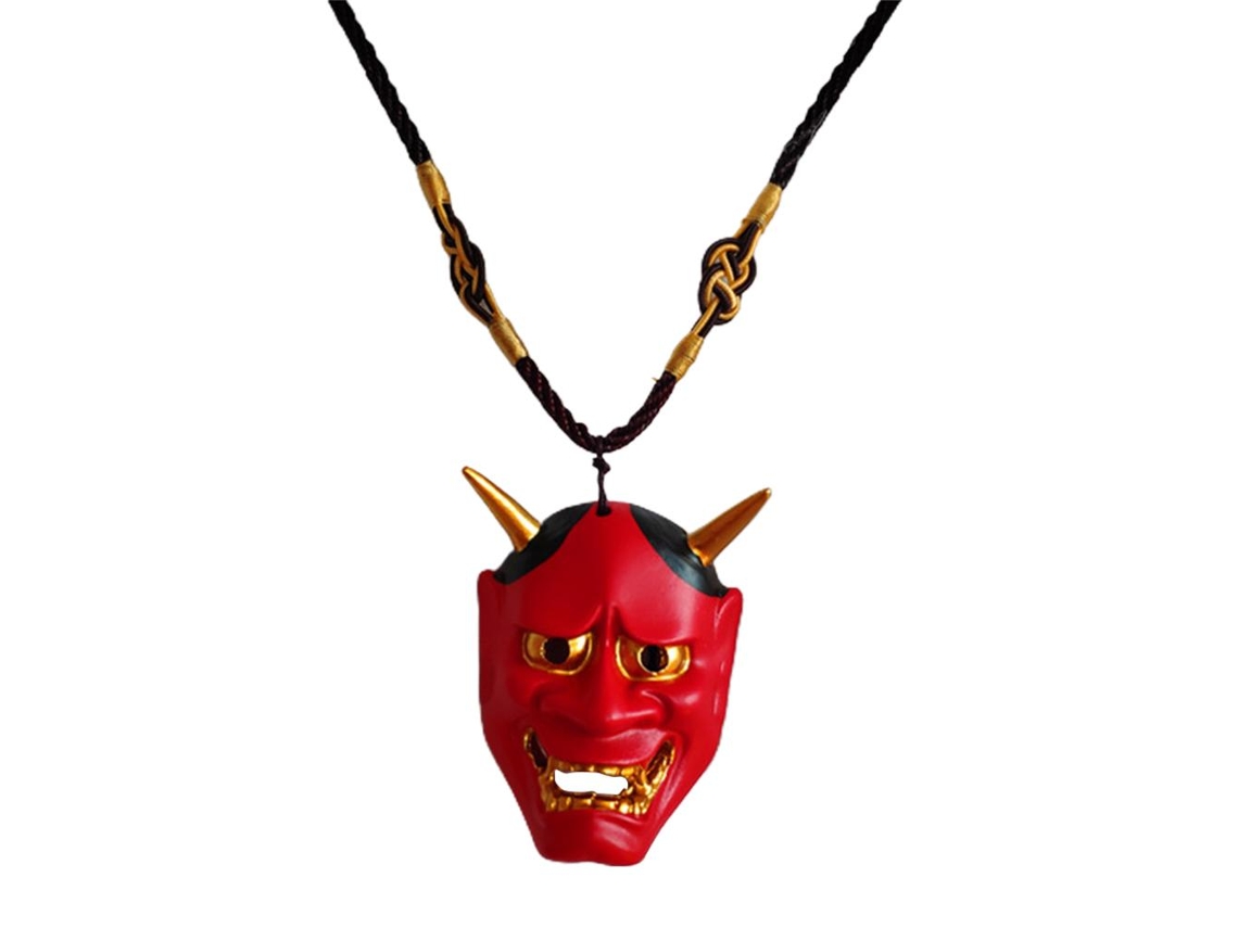 Kkpm-colgante De Casco Bonoru-oni Estilo Japonés Decorativo Prajna Fantasma Oni