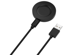 Cargador inalámbrico magnético para Xiaomi Watch S1 M2108W1 con cable de carga de 1 m (negro)