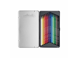 Set de 12 lápices de colores acuarelables - Caja metálica - Monolith