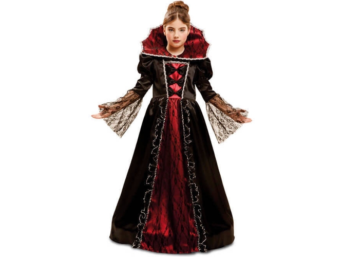 Disfraz de Niña DISFRAZZES Princesa Vampiresa (Talla: 10 a 12 años)