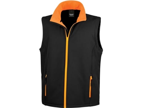 Chalecos para Hombre RESULT (Poliéster - M - Negro)