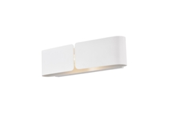 Lámpara difusora Abraço cortada con láser en hierro blanco, 2 luces, 0,45 P.10 BL316-AP2-BCO