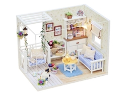 Kit De Casa De Muñecas Miniatura Para Armar En 3d De Madera Con Muebles (modelo 2025) - Juguete Manual Para Niños - Regalo Ideal