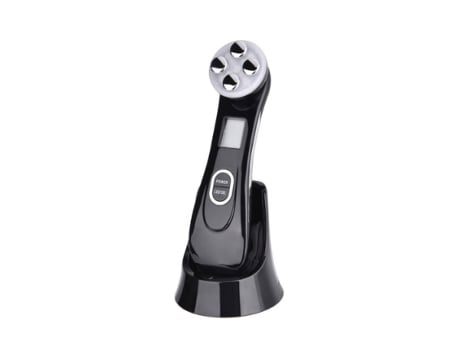 Dispositivo de belleza ultrasónico Terapia de fotones LED 6 colores Fototerapia Rejuvenecimiento y blanqueamiento negro AUJEZON