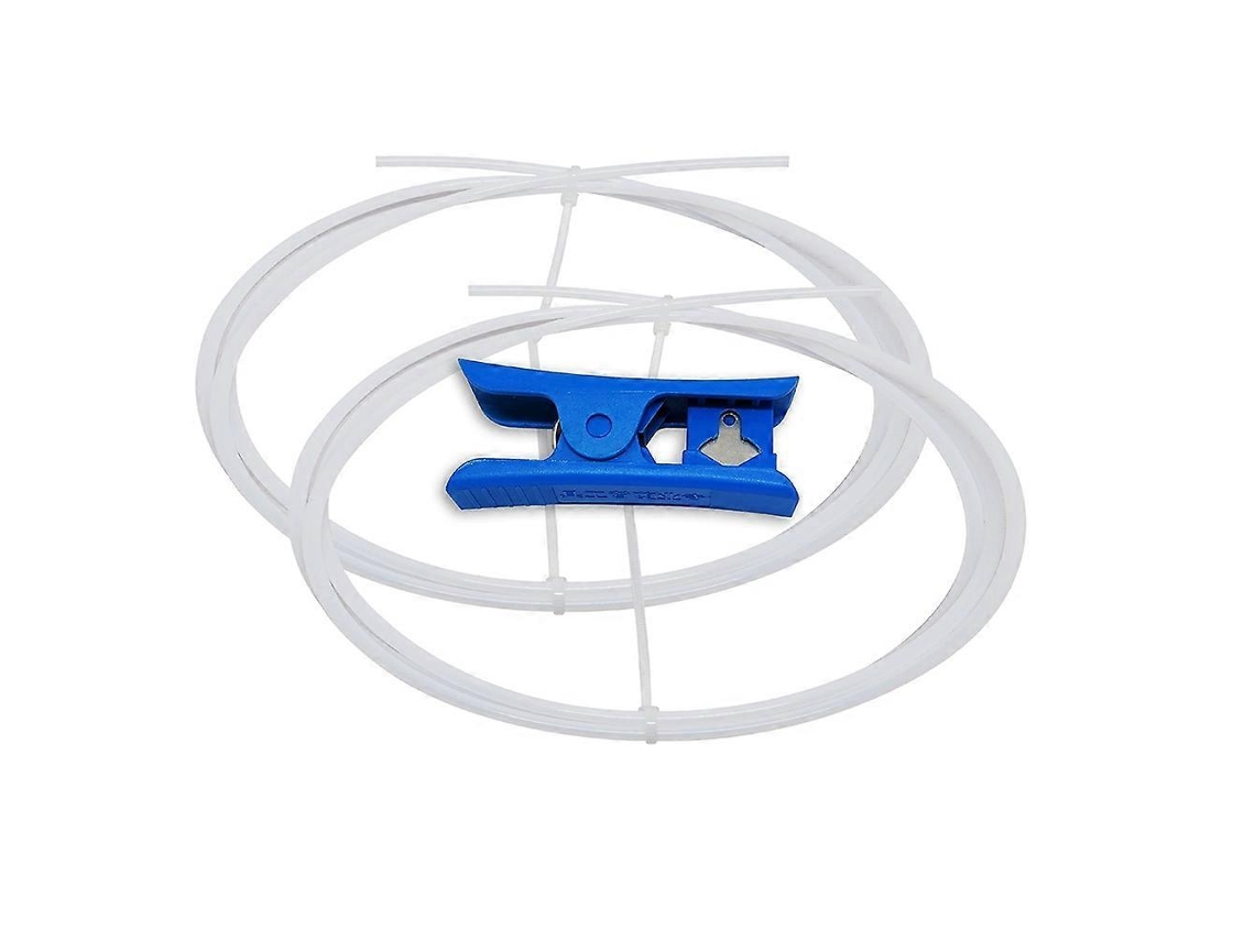 2ps For Bambu Lab P1p/p1s/x1/x1c Ptfe Tube 2.5mm X4mm ,4m Tube With Tubing Cutter For Pla/petg/abs 3d Printer