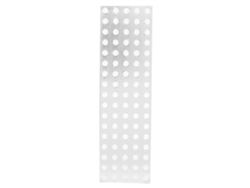 Placa De Parrilla De Aluminio De 40x136 Mm Con 5x17 Orificios, Orificio De Malla Simple