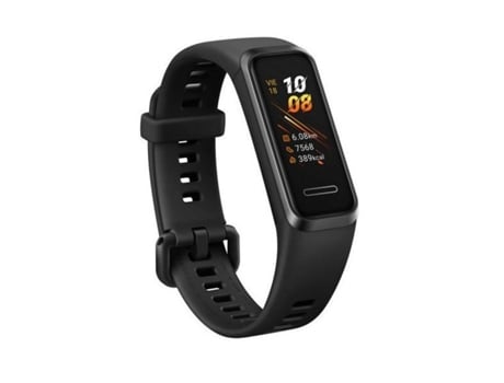 Pulsera Actividad Huawei band 4 bluetooth hasta 9 autonomía resistente al agua negro 5atm smartband grafito pantalla color tft 0.96 pulgadas monitorización continua truseen tm 3.5 247 graphite black 244