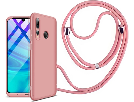Funda Huawei P smart+ 2019 Slim Armor 360º con Collar Rosa