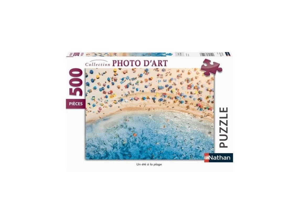 Puzzle NATHAN Summer at the Beach (Edad Mínima Recomendada: 10 años - 500 Piezas)