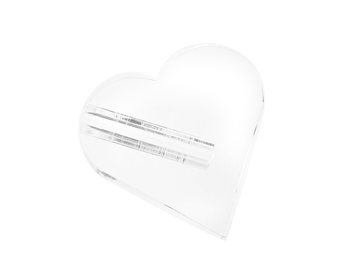 Soporte De Acrílico Transparente Con Forma De Corazón Para Rosas, Ideal Para La Decoración Del Hogar.