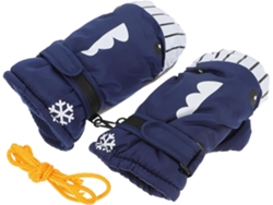Luvas De Esqui Para Meninos E Meninas, Luvas De Inverno, Impermeáveis, Quentes E Ajustáveis Para Esportes.