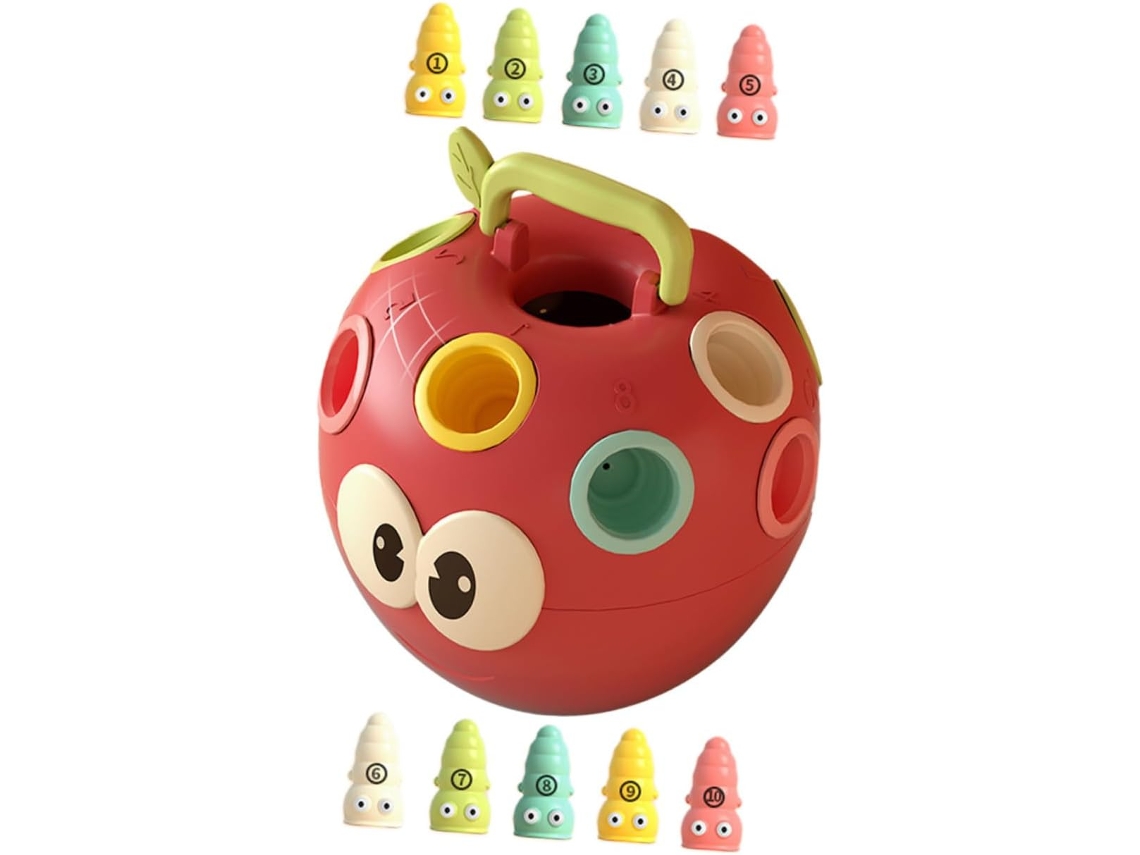 1 Set Educativo Para Niños Y Niñas, Colorido, Que Desarrolla La Coordinación Mano