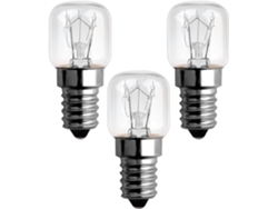 Pacote Com 3 Lâmpadas E14 Dimerizáveis, Ângulo De Abertura De 300 Graus, 120 Lumens, 2300k Branco Quente
