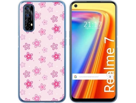 Carcasa Realme 7 TUMUNDOSMARTPHONE Flores Multicolor