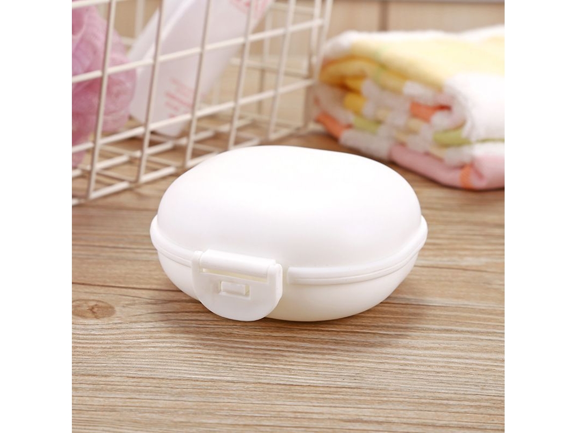 2026-linjou 2 Pack Estuche De Jabón Portátil, Contenedor De Jabón Para Viajes Pequeño (blanco)