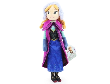 Princesa Anna Y Elsa Felpa, Muñecas Lindas Almohadas Suaves Para Bebé Morado - Azul - 31Cm-50Cm