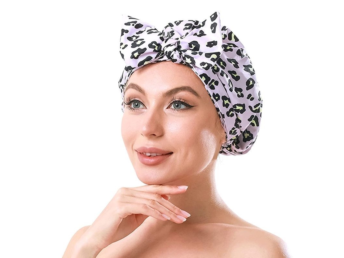 Gorro De Lujo Reutilizable, Ajustable E Impermeable Para Cabello Largo De Mujer