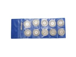 10 Discos De Corte Diamante 35mm Para Metal, Piedras Y Cerámica, Accesorios Para Taladro Y Sierra Circular Mini Diy Plata