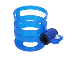 Portabotellas Ajustable Para Bicicleta Y Cochecito, Portavasos Azul Para Bicicleta