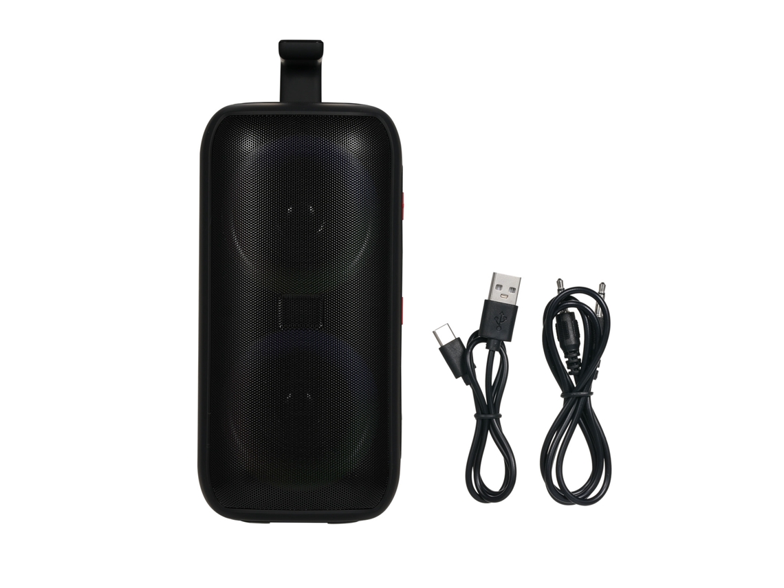 Caixa De Som Portátil A85 Rgb Com Conexão Rápida Bt 5.2 Bateria 3000mah 2-4h Reprodução Duas Horns 360° Campo Sonoro