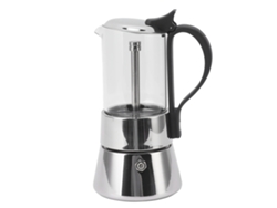 Cafetera de vidrio y acero inoxidable 304 con asa, 200 ml, para el hogar