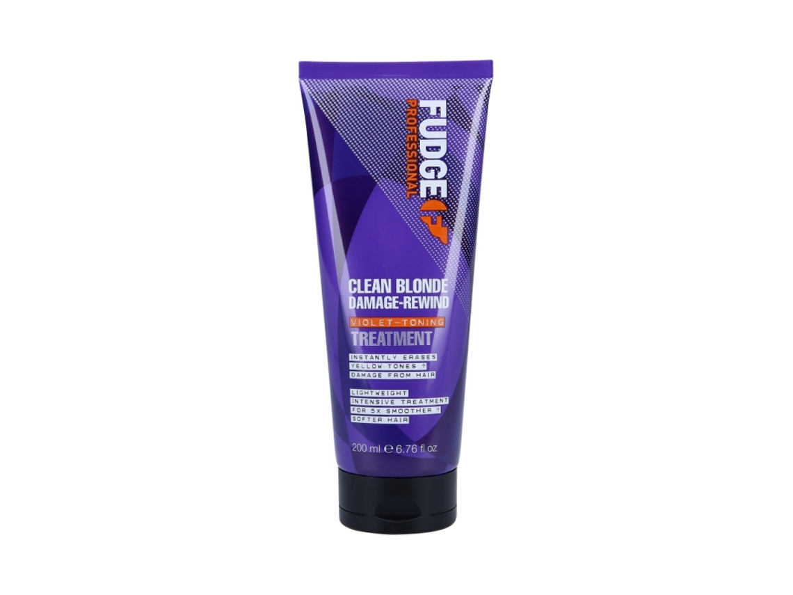 Clean Blonde Damage Rewind Violet-Toning Treatment 200 Ml FUDGE