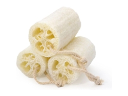Juego De 3 Esponjas De Lufa Natural De 12,7 Cm Para Exfoliación En El Baño, Higiene Corporal, Ecológicas.