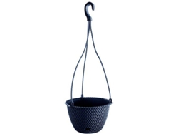 Maceta PROSPERPLAST Suspenso Splofy Round W (Gris - 23 x 23 x 14.5 cm)