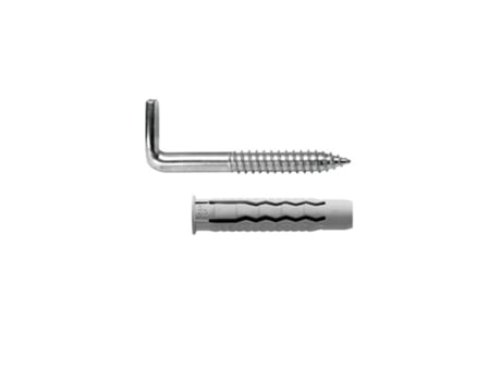 Kit Sanitario Alcayata Con Taco Ø 10 x 50 mm Fijación Calentadores / Termos de Agua WOLFPACK LINEA PROFESIONAL