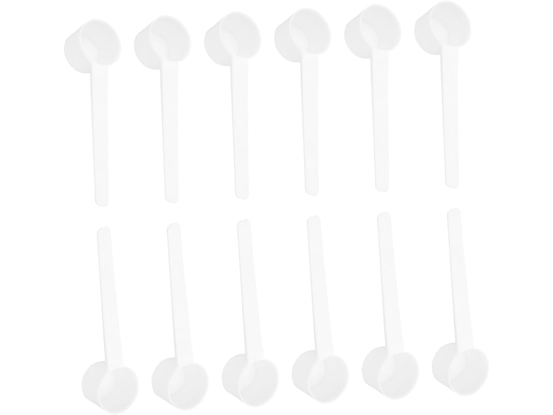 Kit De 50 Colheres Medidoras Multiuso Para Pó, Com Capacidade Fixa, Ideais Para Leite, Café E Com Design Ergonômico E