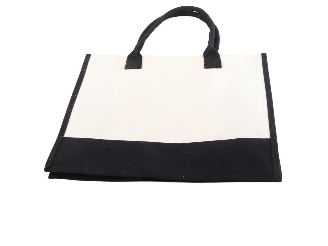 Bolso De Playa De Lona Con Letras Del Alfabeto, Gran Capacidad Y Bolsillo Con Cremallera Para Múltiples Ocasiones.