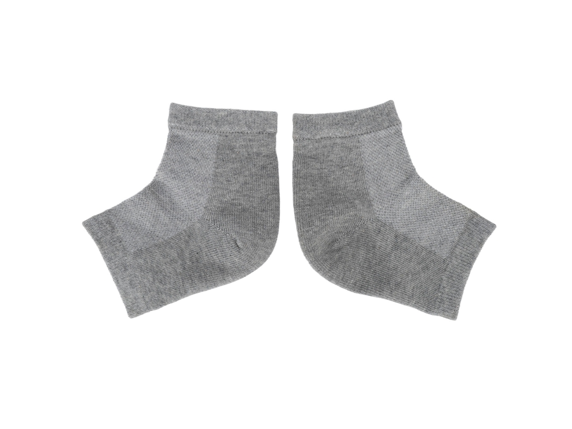 1 Par De Calcetines Gel Con Vitamina E Para Talones Secos Y Agrietados