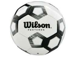 WILSON Pentagon Soccer Ball Wte8527Xb Unisex White Football Balls 5 Me