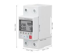 2026dz-protector De Voltaje Over Under Com Wifi 230v 50/60hz 63a Control Remoto Protector De Potencia