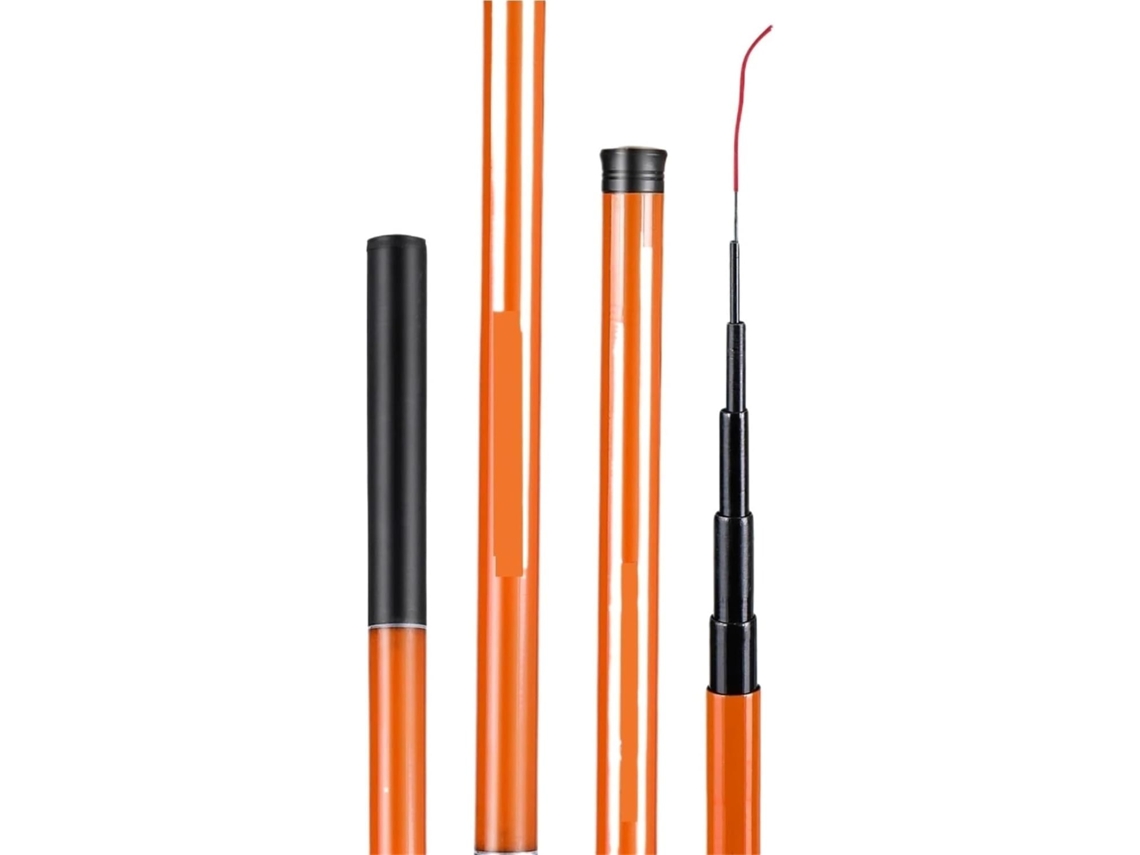Caña De Pescar Para Carpas 2,7/3,6/4,5/5,4 M, Fibra Carbono Resistente, Portátil, Ultraligera, Telescópica,...