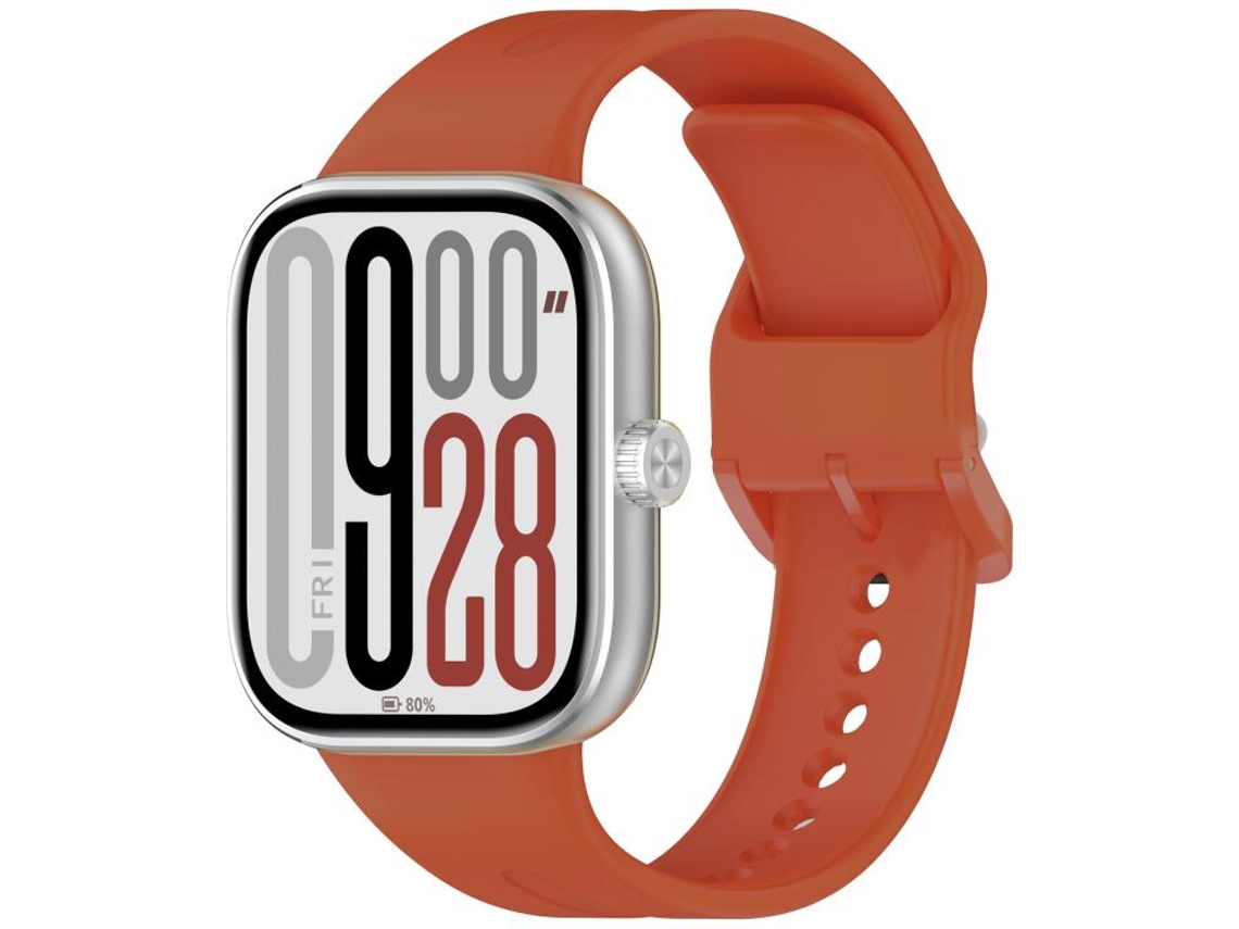 Pulsera para Xiaomi Band 9 Pro / 8 Pro - Silicona de color sólido - Naranja de liberación rápida